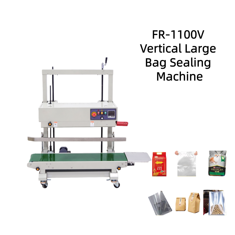 Vertical contato selagem máquina FR-1100V vertical PE saco selagem e calor-selagem embalagem máquina